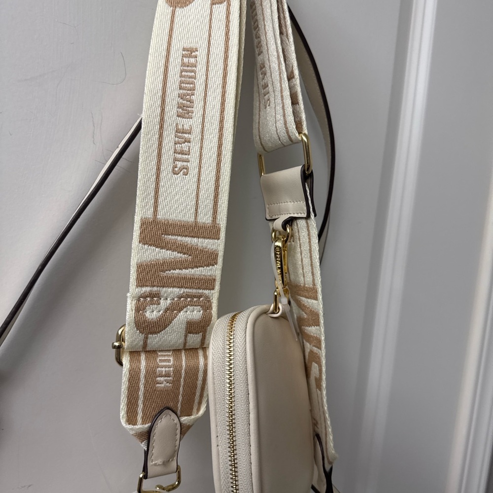 Brand New Steve Madden!!Beige and Tan Women Bag Set. - Picture 5 of 9